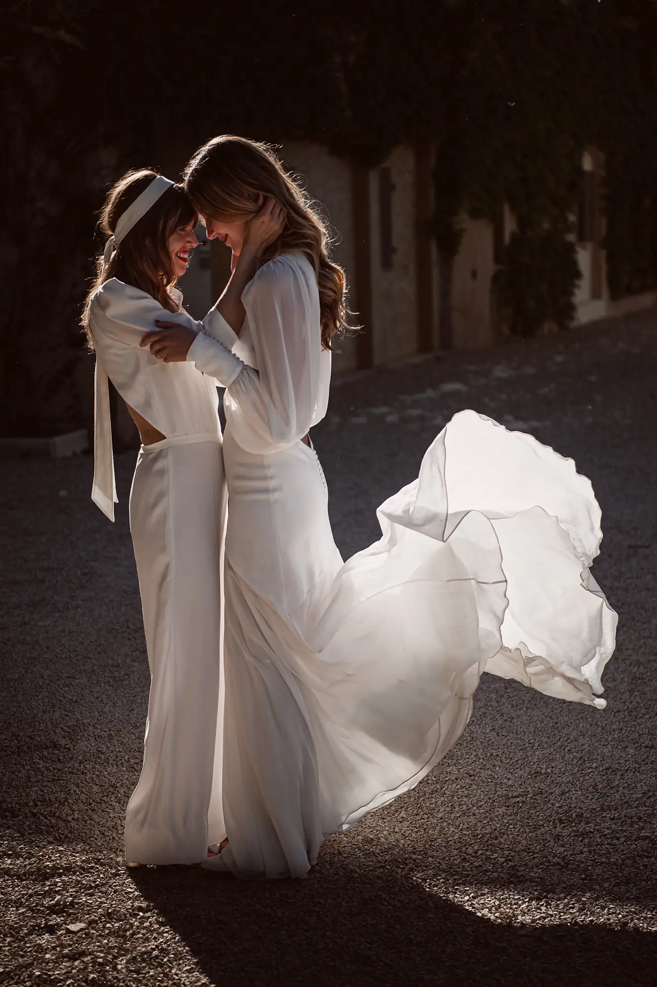 Couple mariage dans le Sud de la France, dans le Lubéron